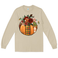 Mushroom floral pumpkin Long Sleeve Tee - BundleAndBundleShop