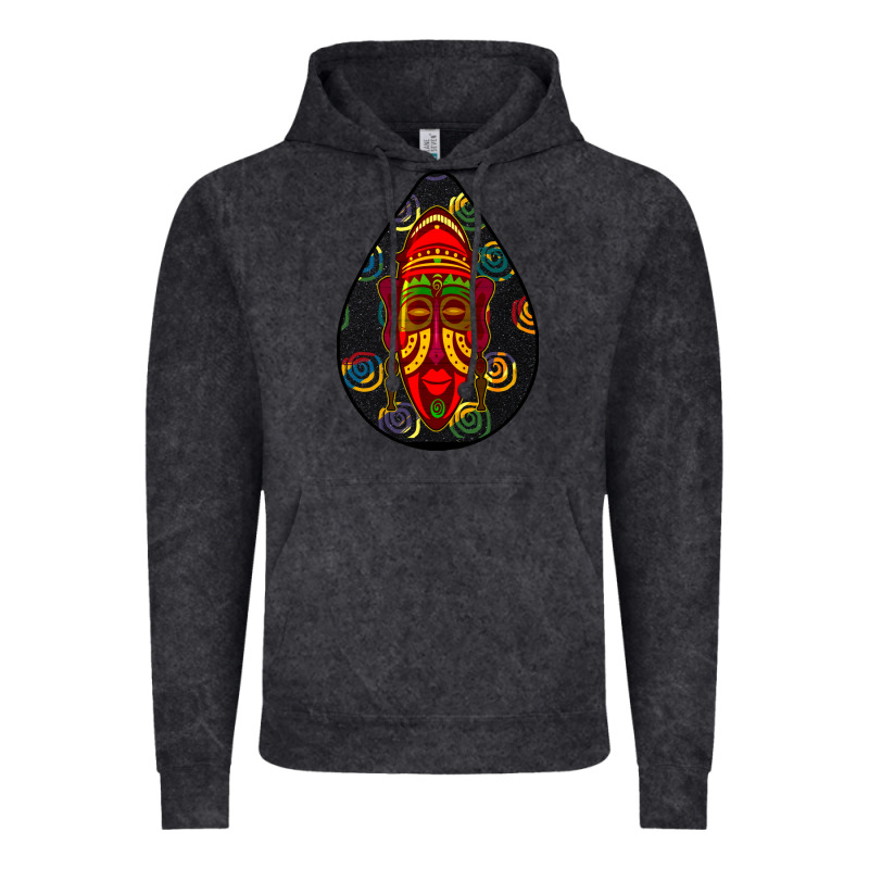 African Masks Teardrop  6 Vintage Hoodie by BundleAndBundleShop | Teevron