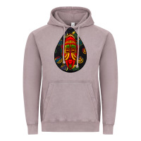 Vintage Zinc african masks teardrop  6 Vintage Hoodie - BundleAndBundleShop