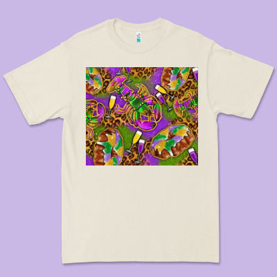 Mardi Gras With Crabs Tumbler Premium Tee Designed By Howdyjamesfarm