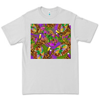 Dove Grey Mardi Gras with crabs tumbler Premium Tee - HowdyJamesFarm