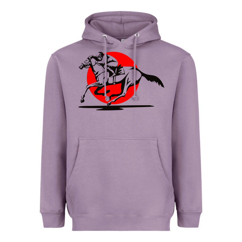 Horse Racing Heavyweight Hoodie by artisFamous | Teevron