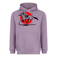 Lavender horse racing Heavyweight Hoodie - artisFamous