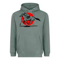 Sage horse racing Heavyweight Hoodie - artisFamous