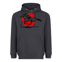 Smoke horse racing Heavyweight Hoodie - artisFamous