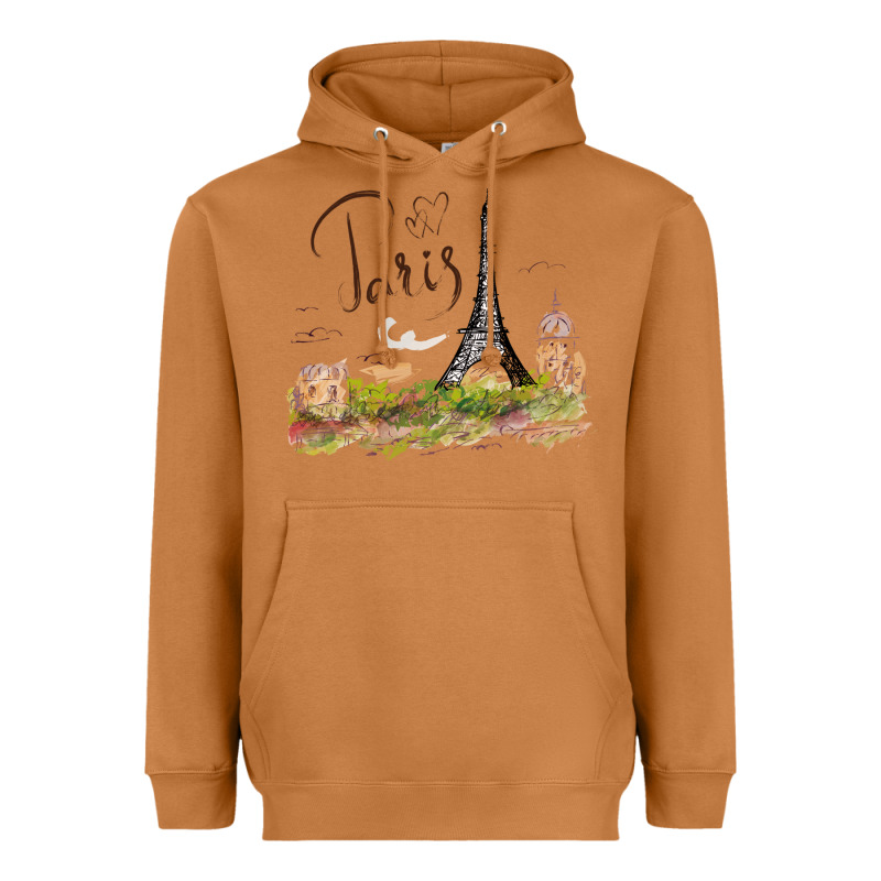 Paris Heavyweight Hoodie by artisFamous | Teevron