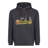 Smoke paris Heavyweight Hoodie - artisFamous