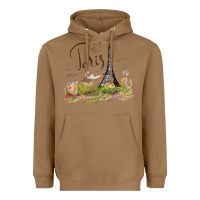 Toasted Coconut paris Heavyweight Hoodie - artisFamous