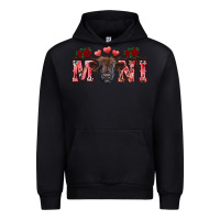 Black valentines day mini black Urban Hoodie - RanaPortraitStore