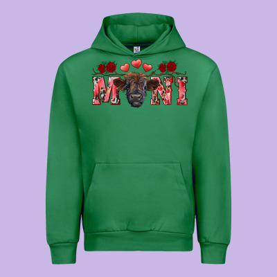 Valentines Day Mini Black Urban Hoodie Designed By Ranaportraitstore