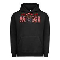 Pigment Black valentines day mini black Urban Hoodie - RanaPortraitStore
