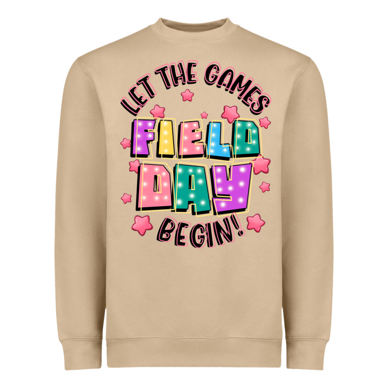 Field Day Let The Games Begin Heavyweight Sweatshirt by JahusDesignShop | Teevron