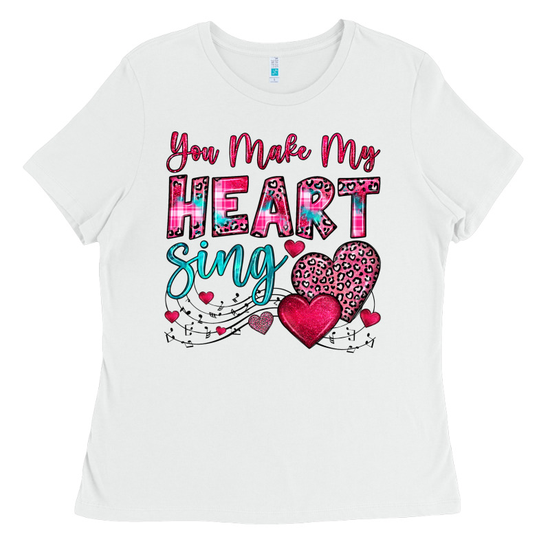 You Make My Heart Sing Ladies Tee by OliviaCreatesArt | Teevron