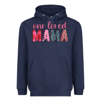 Navy one loved mama Heavyweight Hoodie - JahusDesignShop