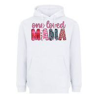 White one loved mama Heavyweight Hoodie - JahusDesignShop