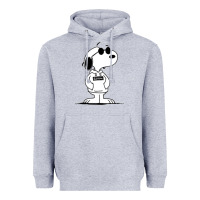 Heather Grey cool dog Heavyweight Hoodie - artisFamous