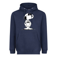 Navy cool dog Heavyweight Hoodie - artisFamous