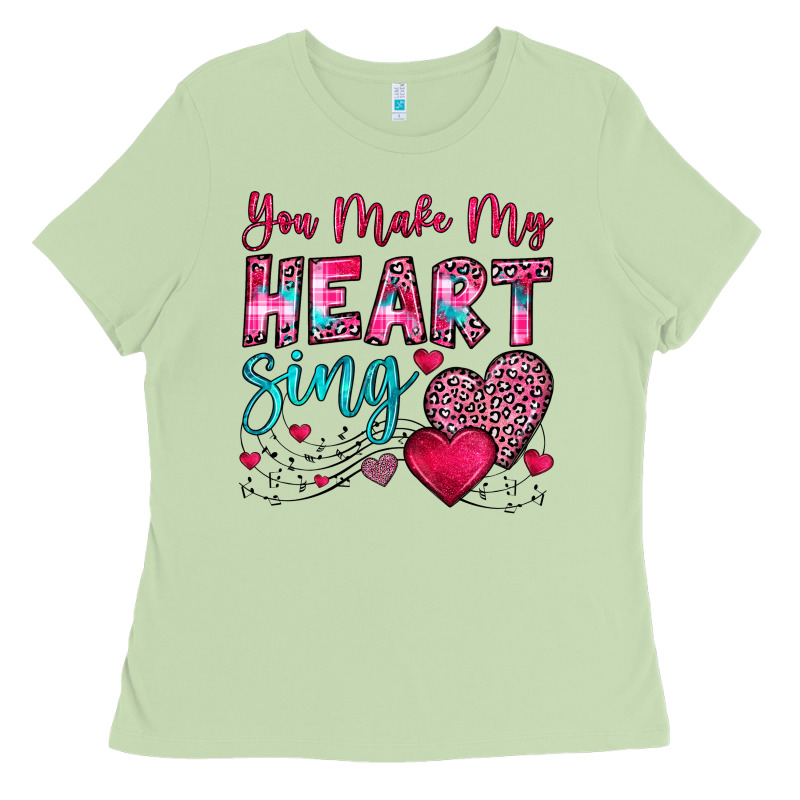 You Make My Heart Sing Ladies Tee by OliviaCreatesArt | Teevron