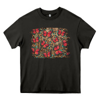 Asphalt Easter Butterflies Background Heavy Core Tee - RanaPortraitStore