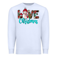 White love christmas snowman Premium Sweatshirt - JahusDesignShop