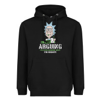 Black i am not arguing Heavyweight Hoodie - artisFamous