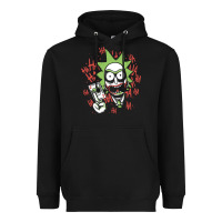 Black joker Heavyweight Hoodie - artisFamous