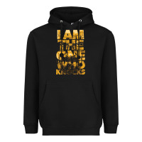 Black i am the one who knocks Heavyweight Hoodie - artisFamous