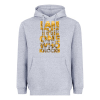 Heather Grey i am the one who knocks Heavyweight Hoodie - artisFamous