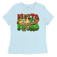 Baby Blue Fiesta squad Ladies Tee - FaDigitalArtStudio