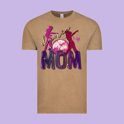 Dance Mom Mother's Day Vintage Tee Designed By Fadigitalartstudio