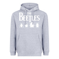 Heather Grey beetles Heavyweight Hoodie - artisFamous