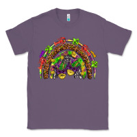 Lavender Mardi Gras rainbow Classic Tee - HowdyJamesFarm