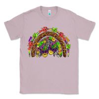 Lilac Mardi Gras rainbow Classic Tee - HowdyJamesFarm