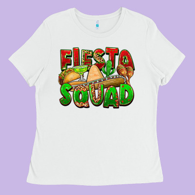 Fiesta Squad Ladies Tee Designed By Fadigitalartstudio