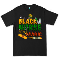 Black Black Nurse magic Premium Tee - HowdyJamesFarm
