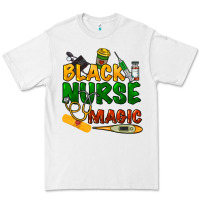 White Black Nurse magic Premium Tee - HowdyJamesFarm