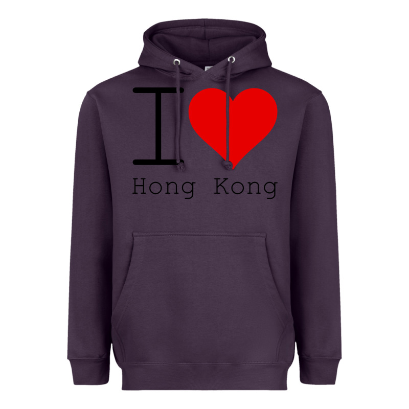 I Love Hong Kong Heavyweight Hoodie by artisFamous | Teevron