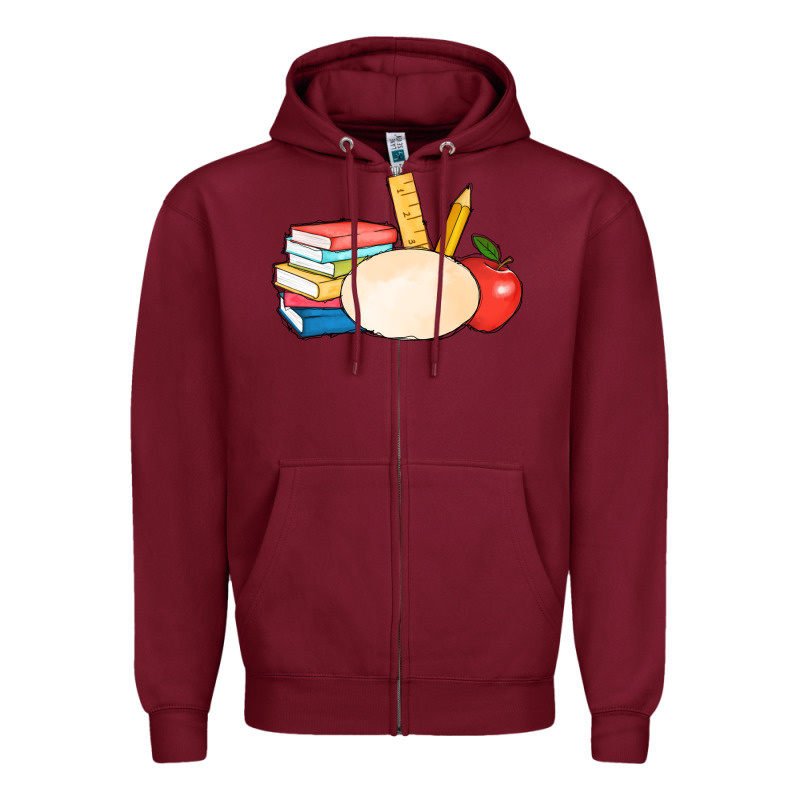 Back To School Custom Zipper Hoodie by AdoDesignShop | Teevron