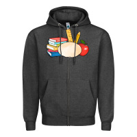 Charcoal Heather back to school custom Zipper Hoodie - AdoDesignShop