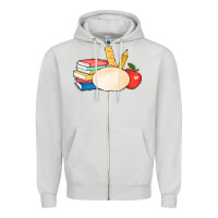 Dove Grey back to school custom Zipper Hoodie - AdoDesignShop