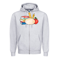 Heather Grey back to school custom Zipper Hoodie - AdoDesignShop