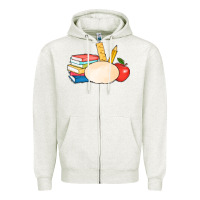 Oatmeal Heather back to school custom Zipper Hoodie - AdoDesignShop