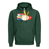 Sports Green back to school custom Zipper Hoodie - AdoDesignShop