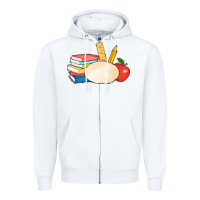 White back to school custom Zipper Hoodie - AdoDesignShop