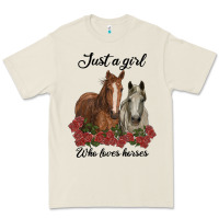 Bone just a girl who loves horses no background Premium Tee - RanaPortraitStore