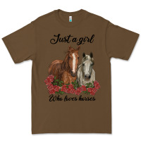 Cacao just a girl who loves horses no background Premium Tee - RanaPortraitStore
