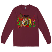 Burgundy True Story Holy Family Long Sleeve Tee - FaDigitalArtStudio