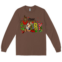 Chestnut True Story Holy Family Long Sleeve Tee - FaDigitalArtStudio