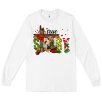White True Story Holy Family Long Sleeve Tee - FaDigitalArtStudio