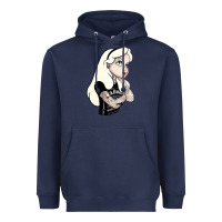 Navy alice tattoo Heavyweight Hoodie - artisFamous